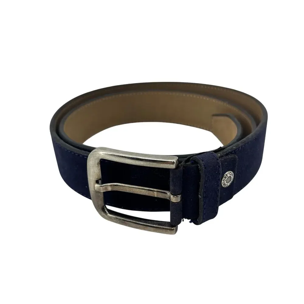 Moda Di Centone Mens Size 52 Navy Blue Belt Business Casual